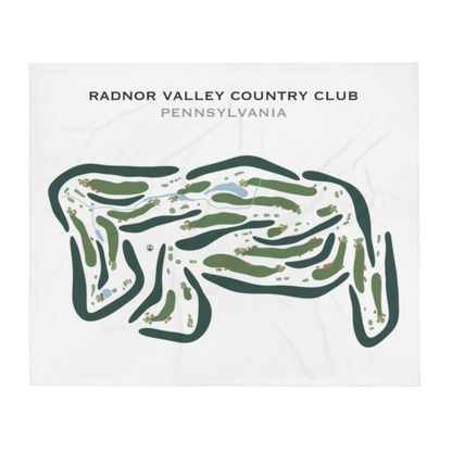 Radnor Valley Country Club, Pennsylvania - Printed Golf Courses