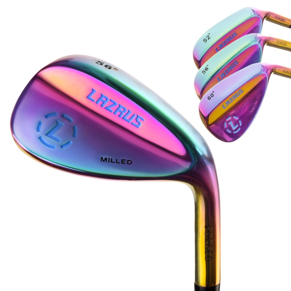 Lazrus Golf 13 pc Set - LAZ2 Driver, 3 Wedges Set, Irons (4-PW), Putter & Bag (optional)