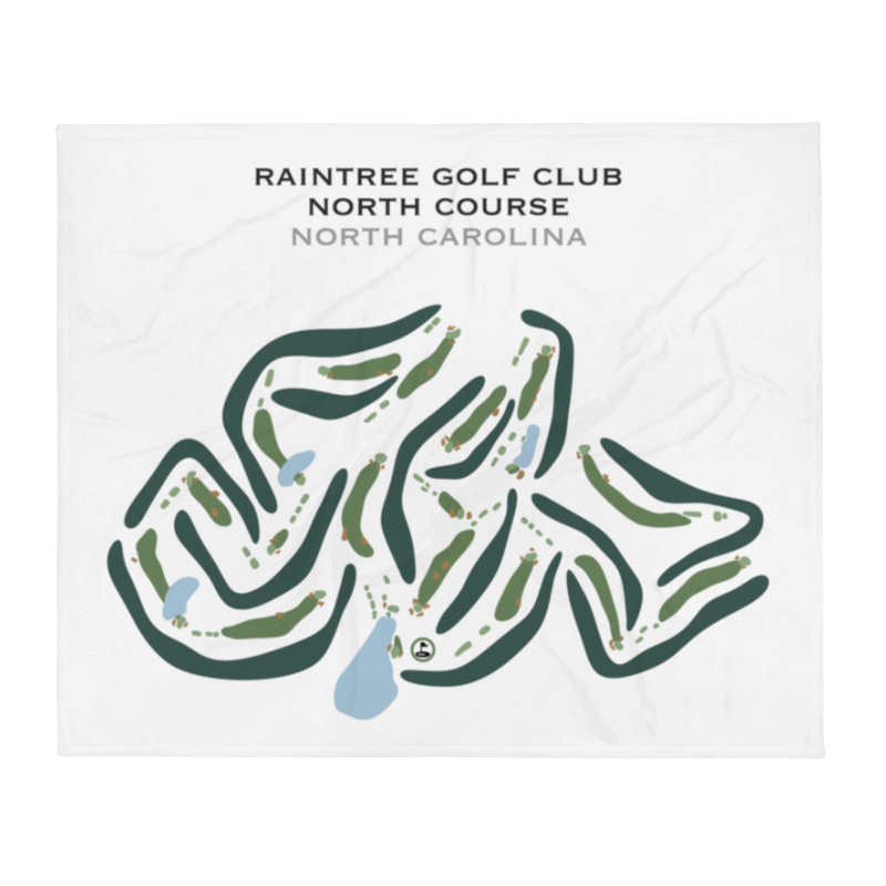 Raintree Country Club - North Course, North Carolina - Printed Golf Courses