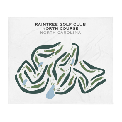 Raintree Country Club - North Course, North Carolina - Printed Golf Courses