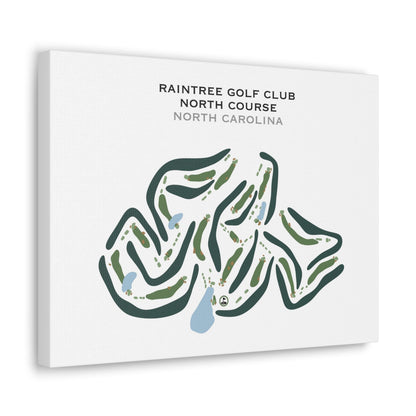 Raintree Country Club - North Course, North Carolina - Printed Golf Courses
