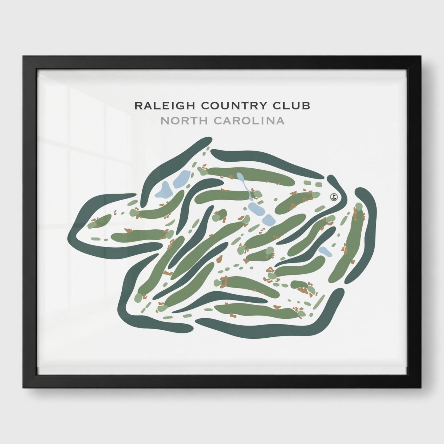 Raleigh Country Club, North Carolina - Printed Golf Courses