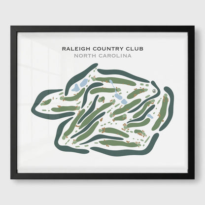 Raleigh Country Club, North Carolina - Printed Golf Courses
