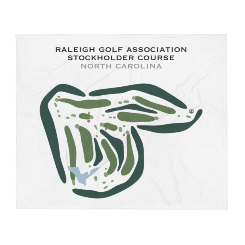 Raleigh Golf Association - Stockholders Course, North Carolina - Printed Golf Courses