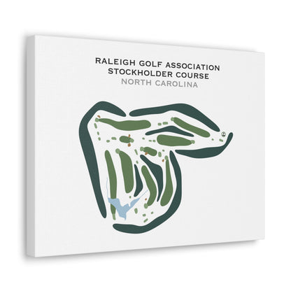 Raleigh Golf Association - Stockholders Course, North Carolina - Printed Golf Courses