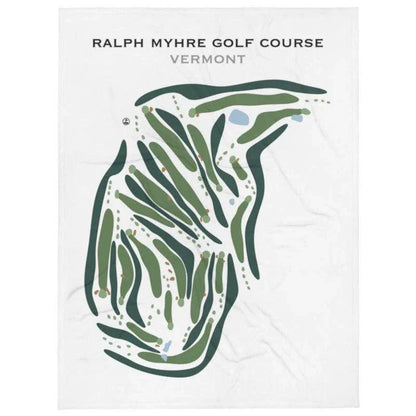 Ralph Myhre Golf Course, Vermont - Printed Golf Courses