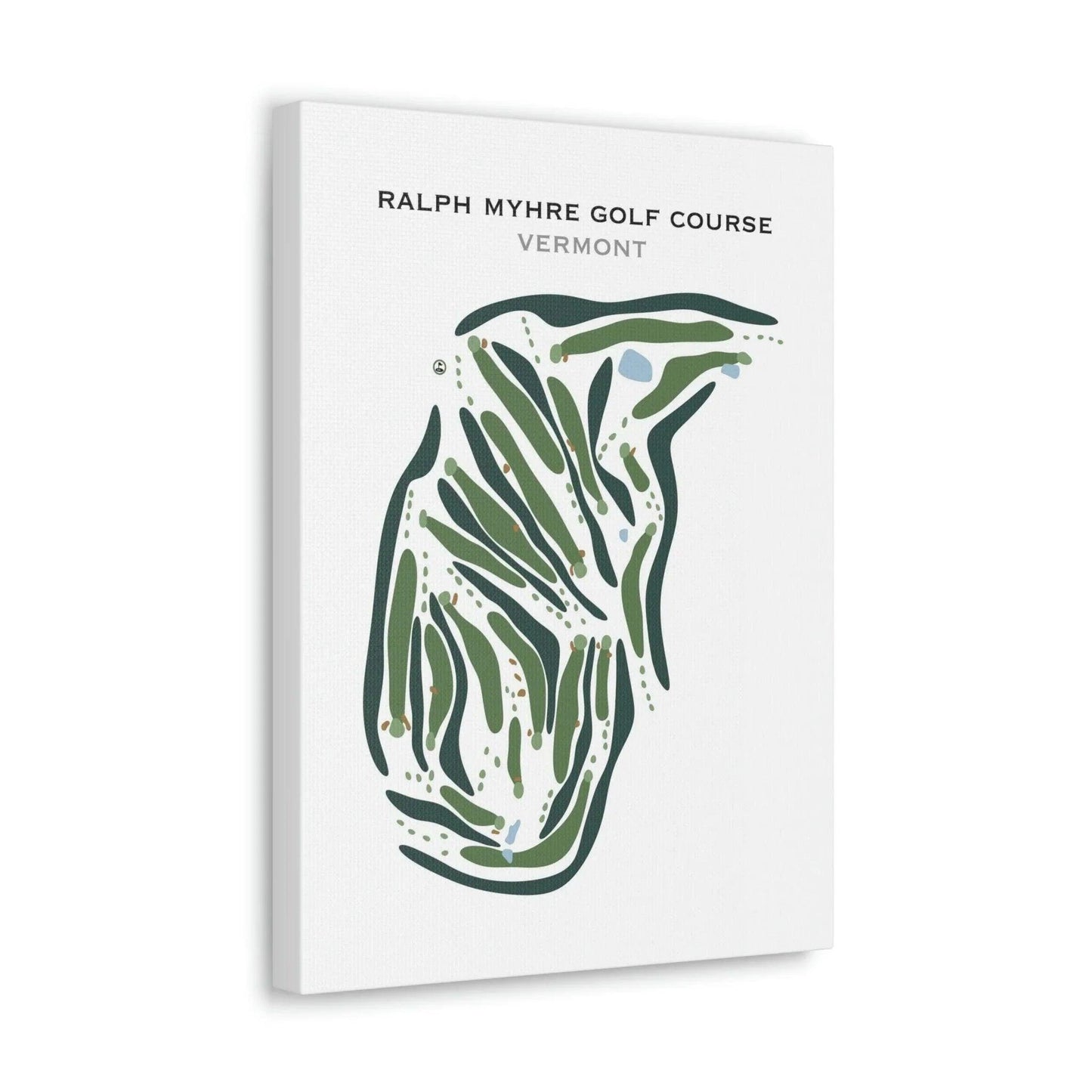 Ralph Myhre Golf Course, Vermont - Printed Golf Courses