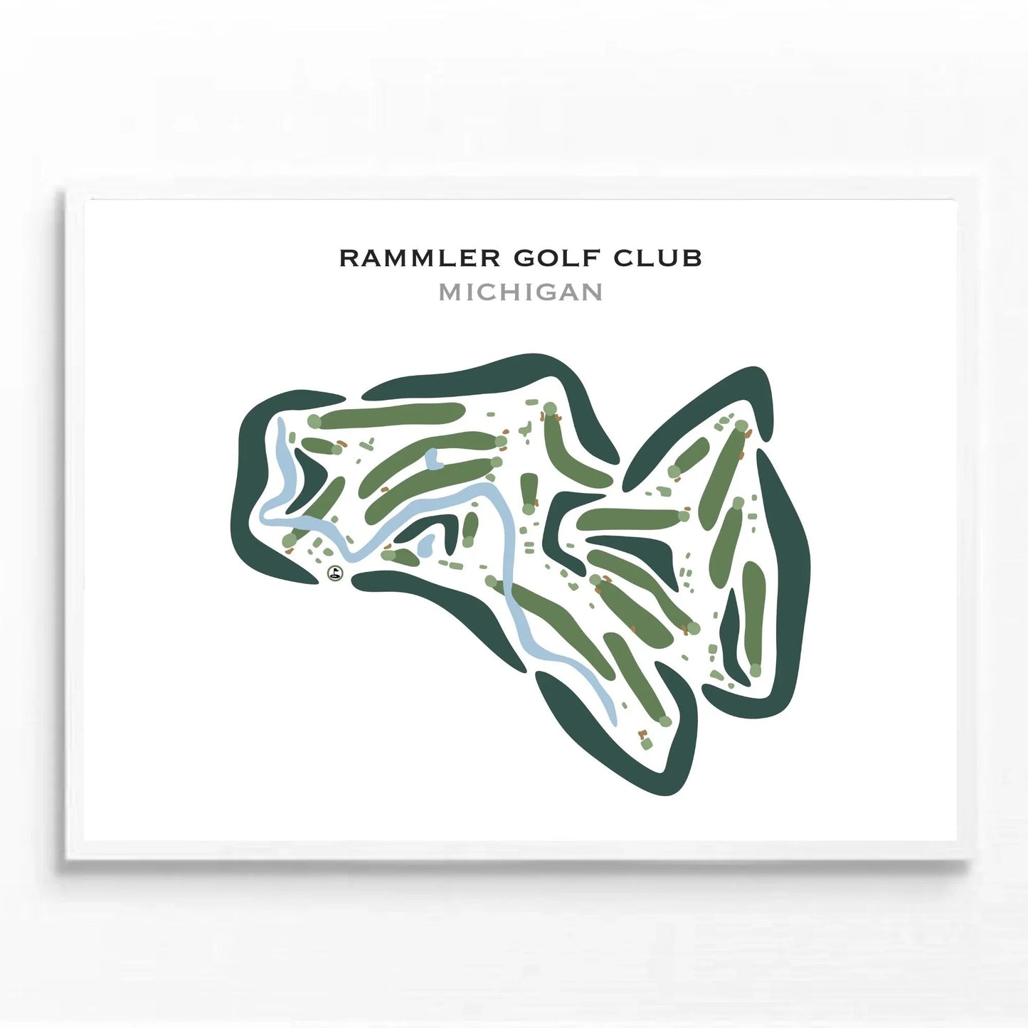 Rammler Golf Club, Michigan - Printed Golf Courses