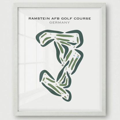 Ramstein AFB Golf Course, Germany - Printed Golf Courses