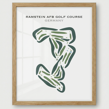 Ramstein AFB Golf Course, Germany - Printed Golf Courses