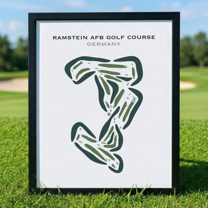 Ramstein AFB Golf Course, Germany - Printed Golf Courses