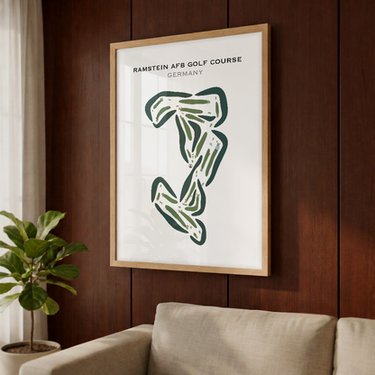Ramstein AFB Golf Course, Germany - Printed Golf Courses