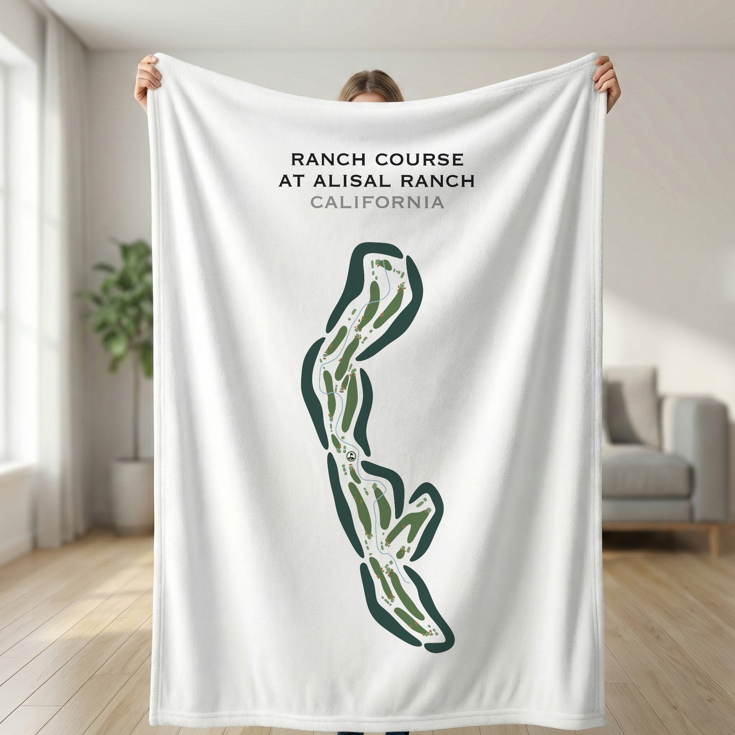 Ranch Course at Alisal Ranch, California - Printed Golf Courses