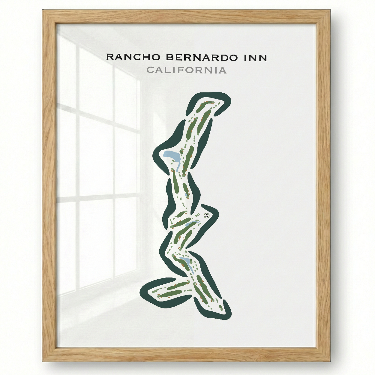 Rancho Bernardo Inn, California - Printed Golf Course