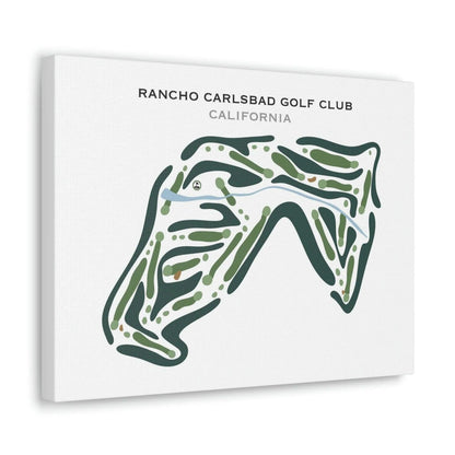 Rancho Carlsbad Golf Club, California - Printed Golf Courses