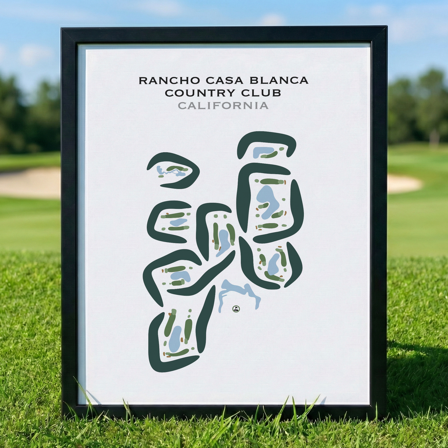 Rancho Casa Blanca Country Club, California - Printed Golf Courses