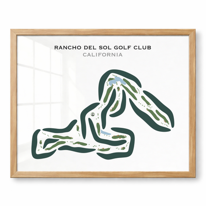 Rancho Del Sol Golf Club, California - Printed Golf Courses
