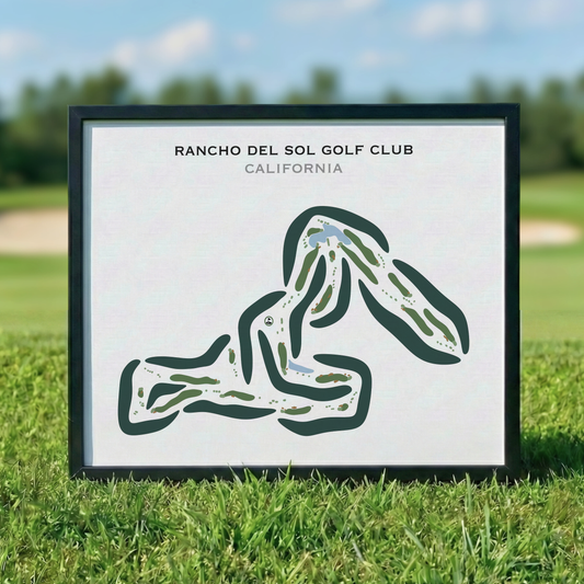 Rancho Del Sol Golf Club, California - Printed Golf Courses