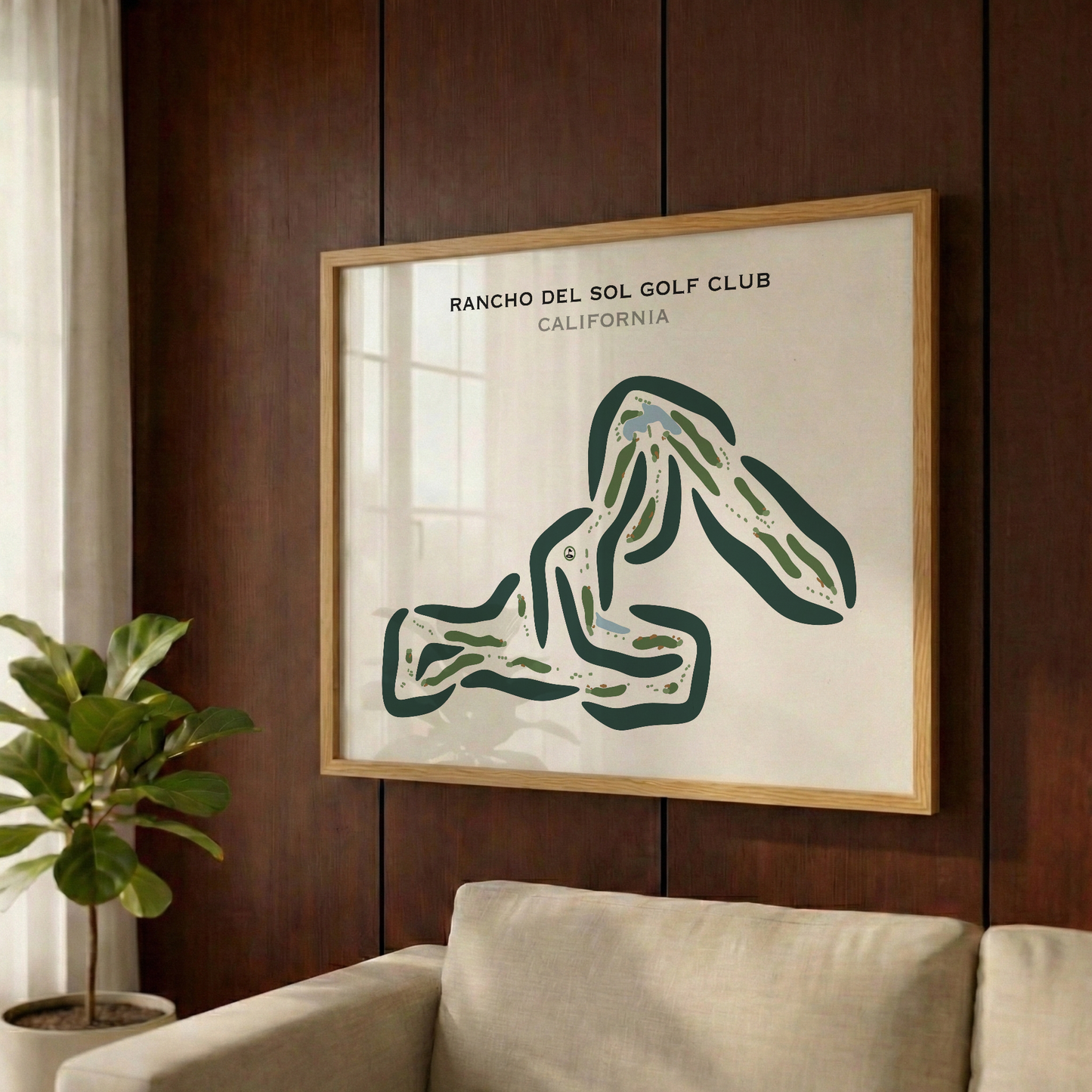 Rancho Del Sol Golf Club, California - Printed Golf Courses