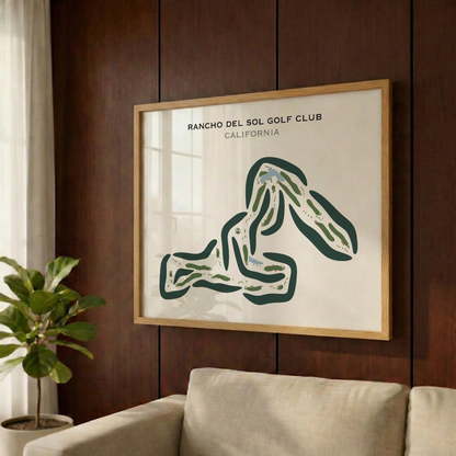 Rancho Del Sol Golf Club, California - Printed Golf Courses
