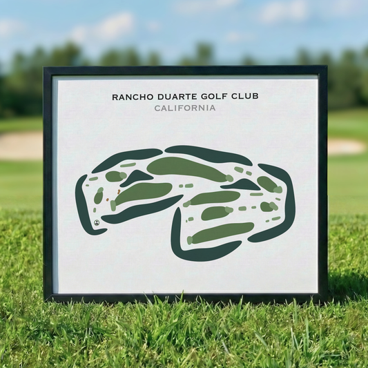 Rancho Duarte Golf Club, California - Printed Golf Courses