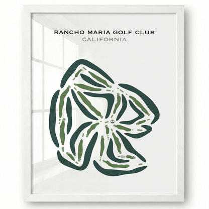 Rancho Maria Golf Club, California - Printed Golf Course