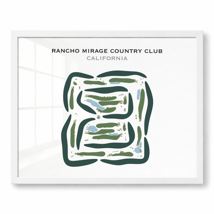 Rancho Mirage Country Club, California - Printed Golf Courses