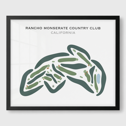 Rancho Monserate Country Club, California - Printed Golf Courses