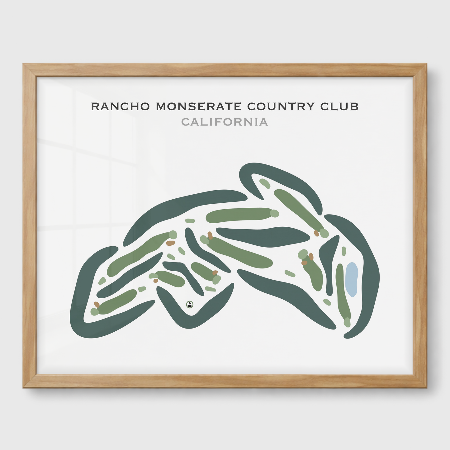 Rancho Monserate Country Club, California - Printed Golf Courses