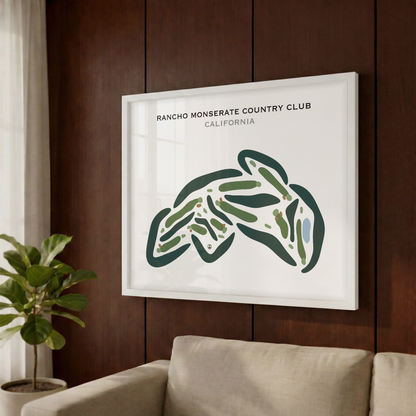 Rancho Monserate Country Club, California - Printed Golf Courses