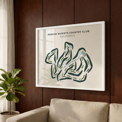 Rancho Murieta Country Club, California - Printed Golf Courses