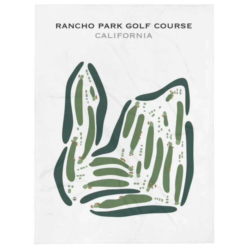 Rancho Park Golf Course, California - Printed Golf Course