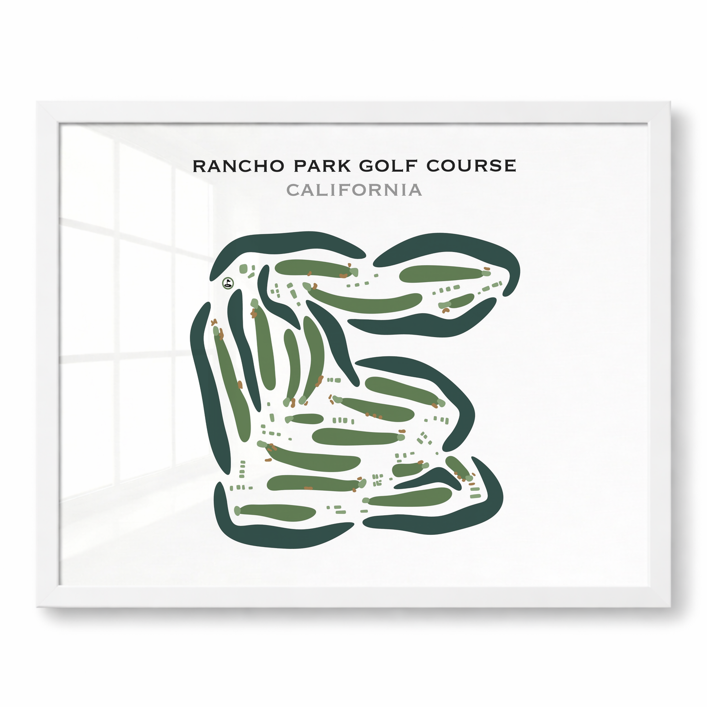 Rancho Park Golf Course, California - Printed Golf Courses
