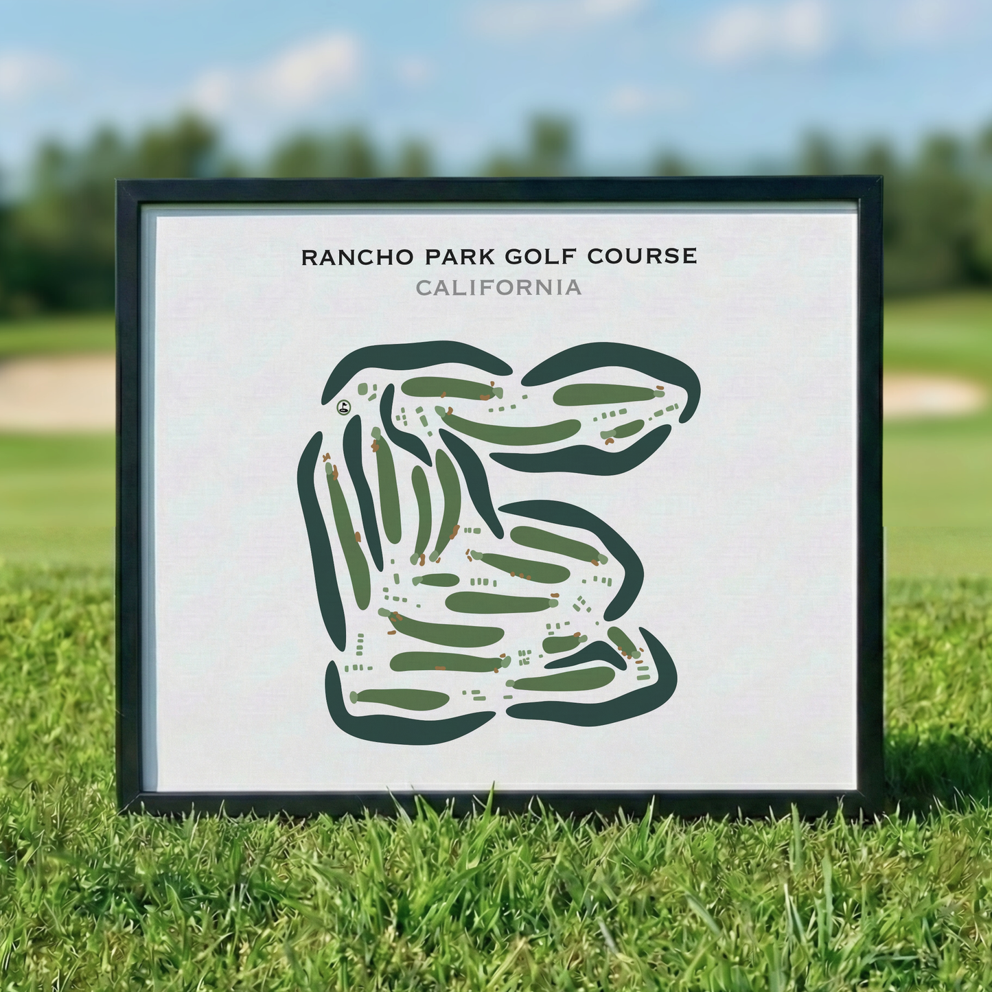 Rancho Park Golf Course, California - Printed Golf Courses