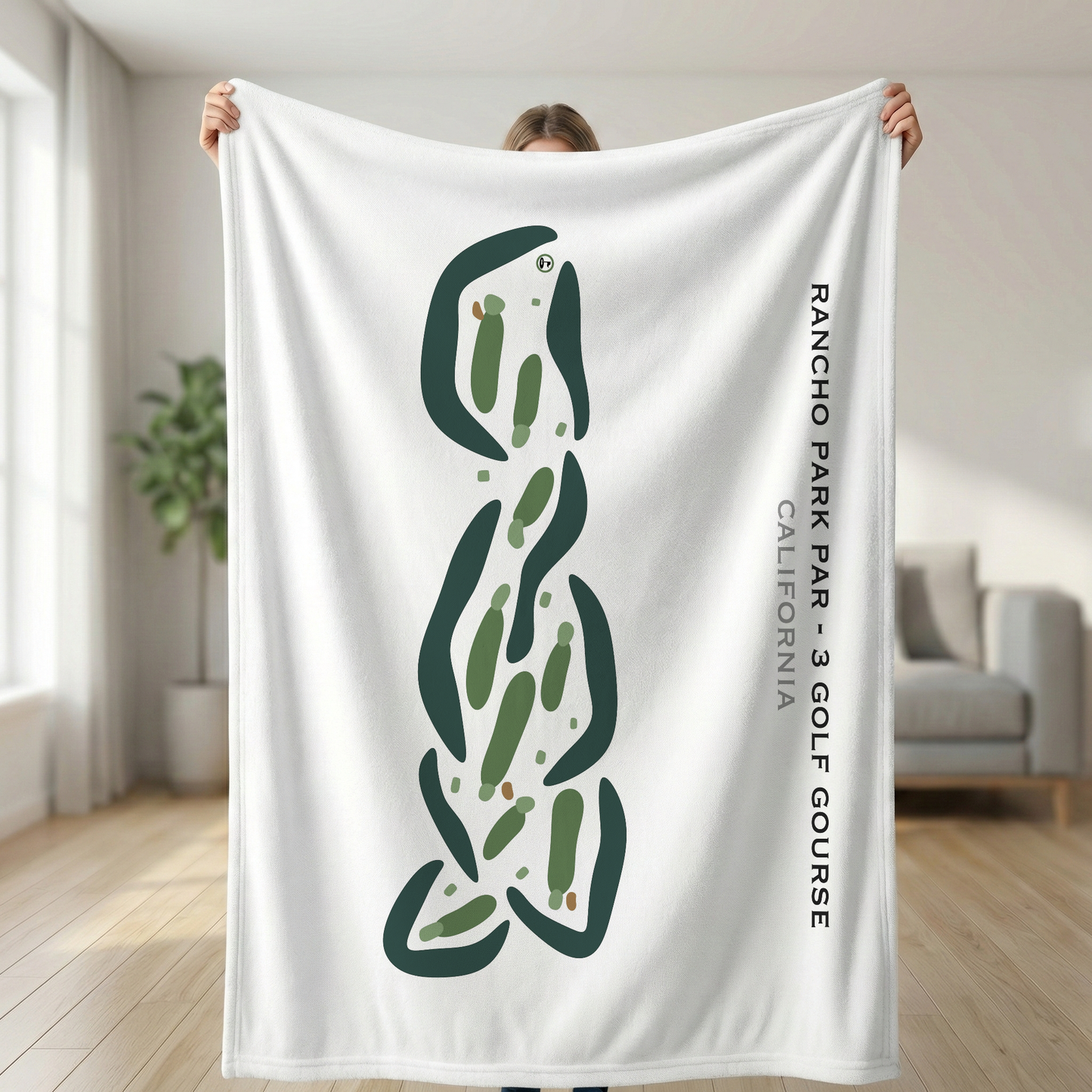 Rancho Park Par - 3 Golf Course, California - Printed Golf Courses
