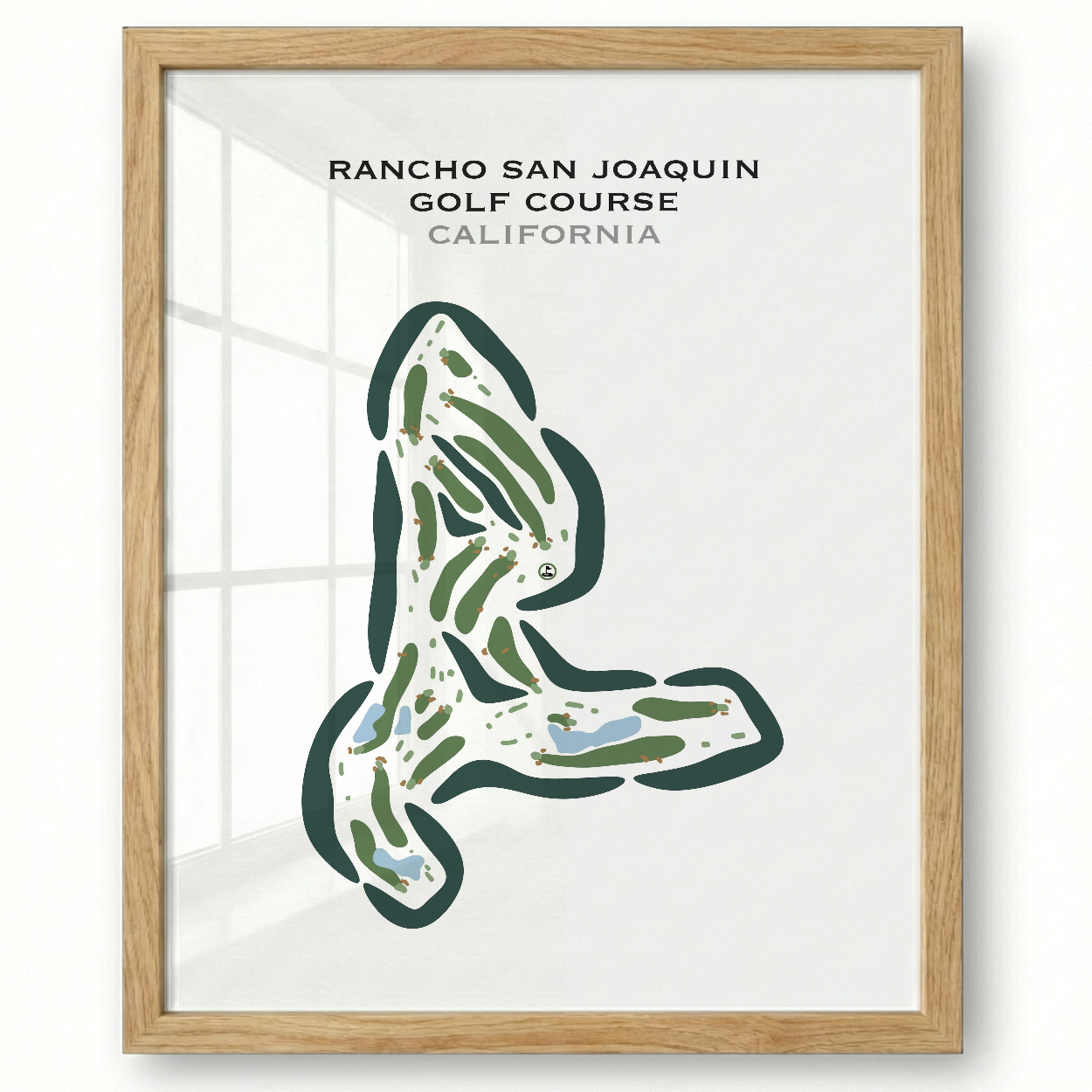 Rancho San Joaquin Golf Course, California - Printed Golf Courses