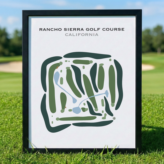 Rancho Sierra Golf Course, California - Printed Golf Courses