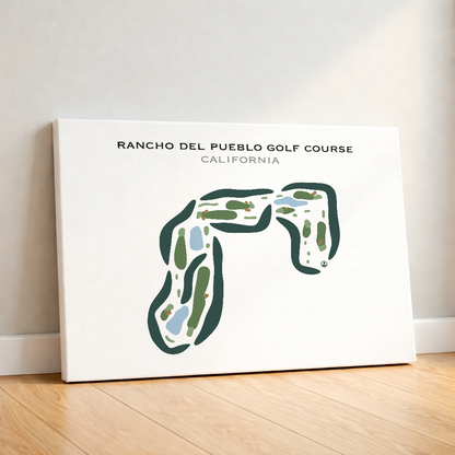 Rancho del Pueblo Golf Course, California - Printed Golf Courses