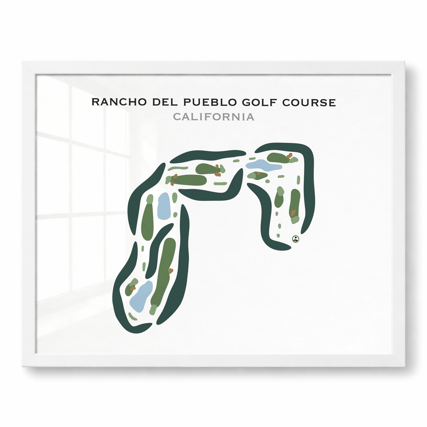 Rancho del Pueblo Golf Course, California - Printed Golf Courses