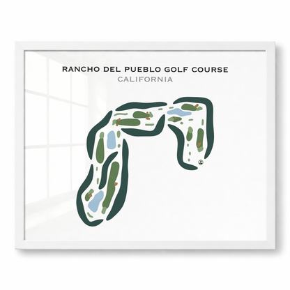 Rancho del Pueblo Golf Course, California - Printed Golf Courses