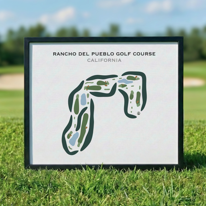 Rancho del Pueblo Golf Course, California - Printed Golf Courses