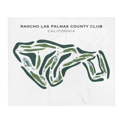 Rancho Las Palmas Country Club, California - Printed Golf Course