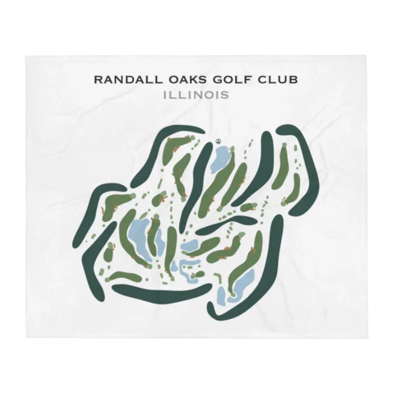 Randall Oaks Golf Club, Illinois - Printed Golf Courses