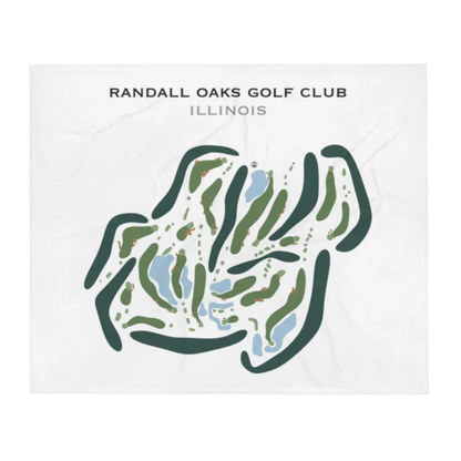 Randall Oaks Golf Club, Illinois - Printed Golf Courses