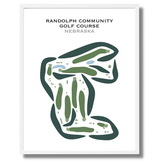 Randolph Community Golf Course, Nebraska - Printed Golf Courses