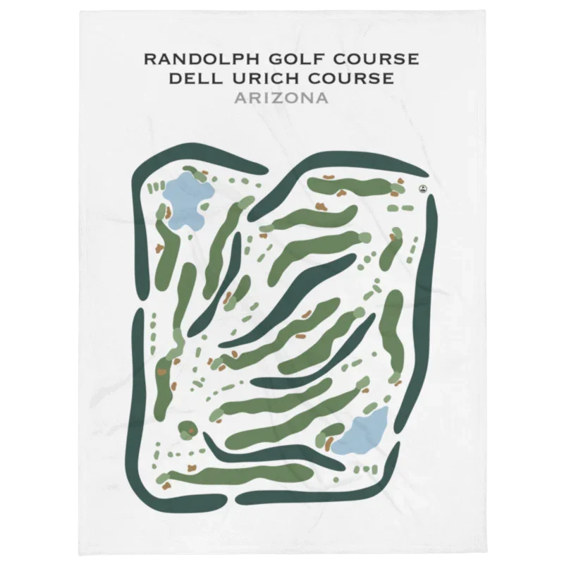 Randolph Golf Course Dell Urich Course, Arizona - Printed Golf Courses