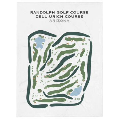 Randolph Golf Course Dell Urich Course, Arizona - Printed Golf Courses