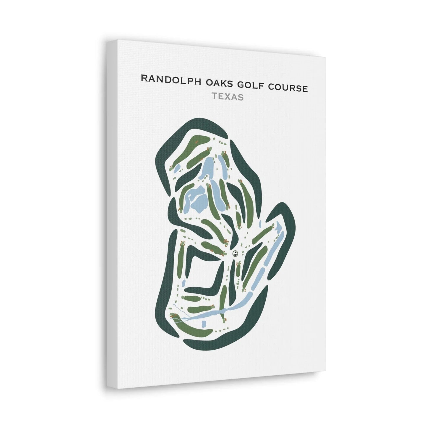 Randolph Oaks Golf Course, Texas - Printed Golf Courses