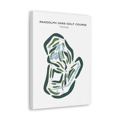 Randolph Oaks Golf Course, Texas - Printed Golf Courses
