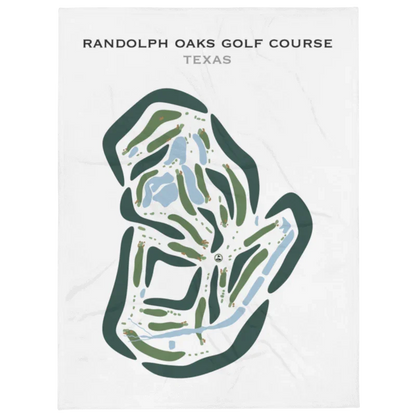 Randolph Oaks Golf Course, Texas - Printed Golf Courses